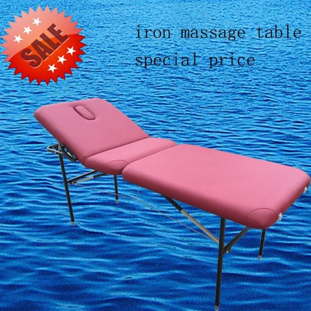 Traditional Iron Massage Table, Massage Bed and Couches with Backrest