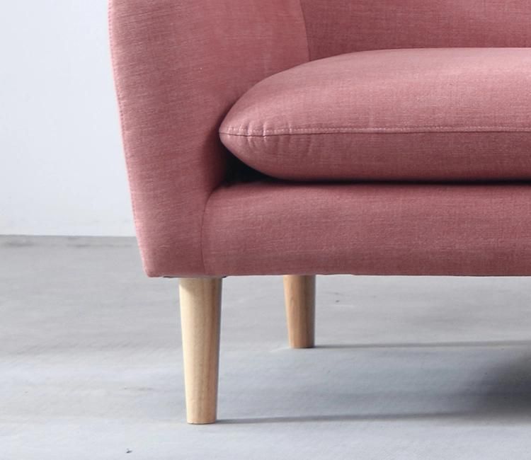 Home Style Sofa Furniture Antique Wood Fabric Sofa