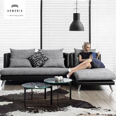 Modern Scandinavian Nordic Home Furniture Living Romm Fabric Sectional Sofa