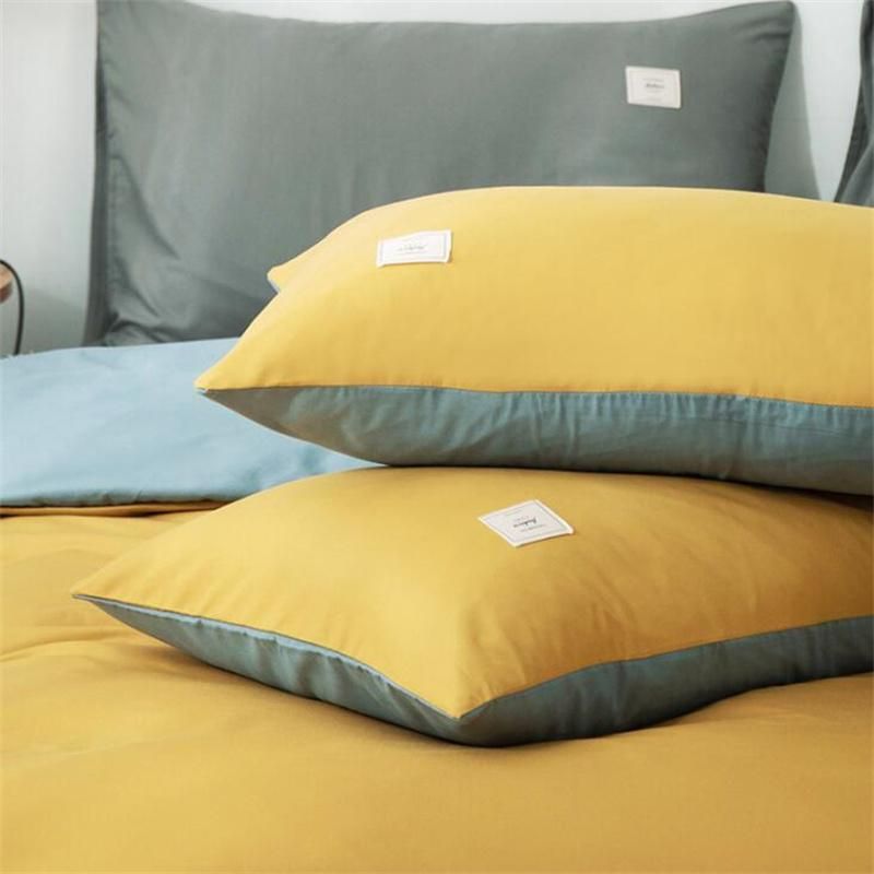 Washed Cotton Pillowcase Thickened 48*78 Skin Breathable Pillow Cover Adult Single Pillowcase Manufacturers