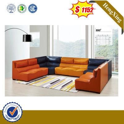 Chinese Factory Executive Modern Home Bedroom Dining Living Room Furniture Set U Shape Leather Fabric Office Sofa Set