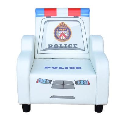 Hot Selling Foldable Kids Sofa Mini Chair Police Car Sofa