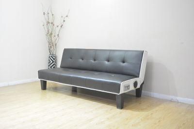 Huayang Hot Selling Italy Style Grey 3 Seat Fabric Living Room Sofa PU Sofa