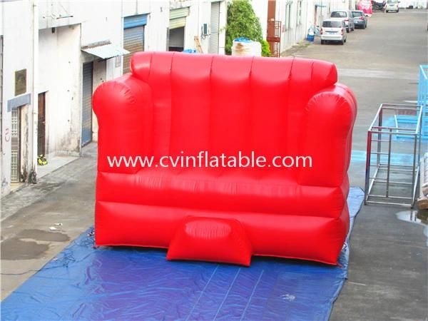 Giant Red Inflatable Advertising Sofa Model Promotional Inflatable Sofa