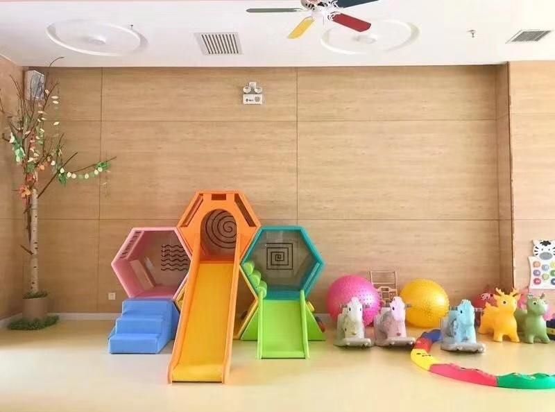 Plastic Kids′ Toys Indoor Soft Play Playground Equipment Children Sofa PVC Sponge Furniture & Decor with ASTM Certificate