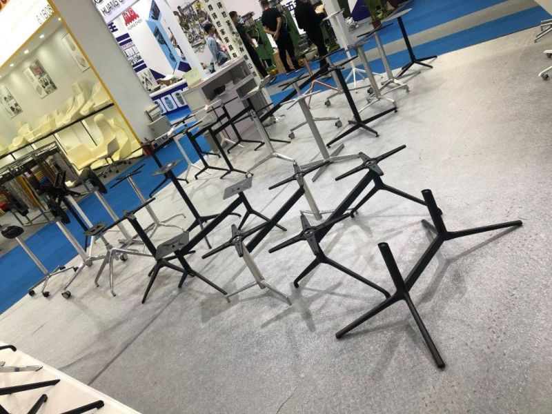 Black Furniture Accessories Steel Complete Swivel Chair Stand Legchina Die Casting Parts Aluminum Office Chair Base Brass Sofa Legs