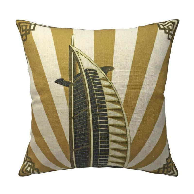 Hot Selling Polyester Cushion Cover Office Sofa Digital Printed Cushion Cover Pillow Cover