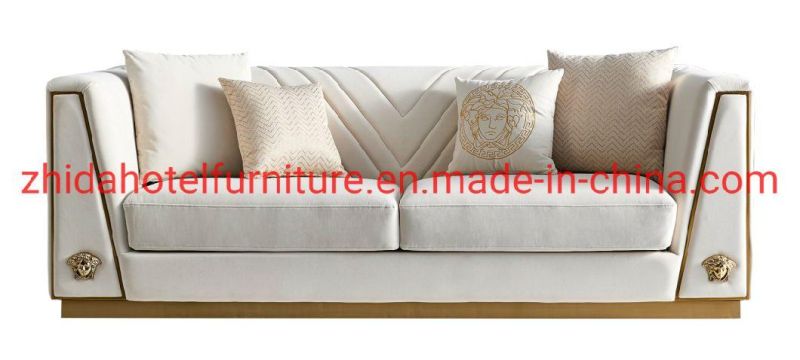 Villa Living Room Furniture 3 Seat Luxury Sofa