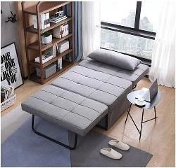 Space Saving Living Room Furniture Height Adjustable Folding Sofa Bed