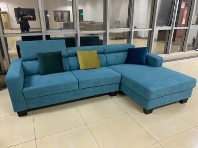 Nova Home Furniture Living Room Sofas L Shape Modular Sofa Fabric Double Recliner Sofa