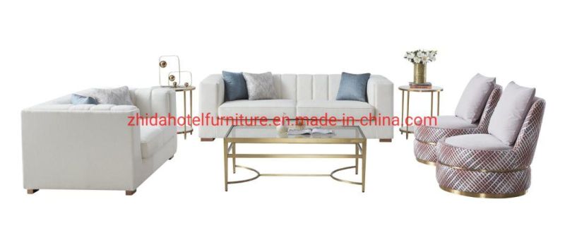Luxury Middle East Style Living Room Furniutre Modern 1+2+3 Sofa
