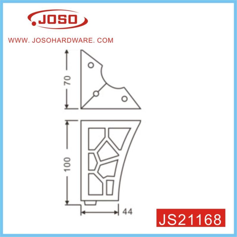 Flower Metal Sofa Leg for Living Room