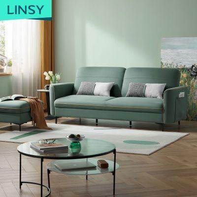 En 1021 Fabric Living Room Set Couch Sofa Cum Bed Designs in China S136