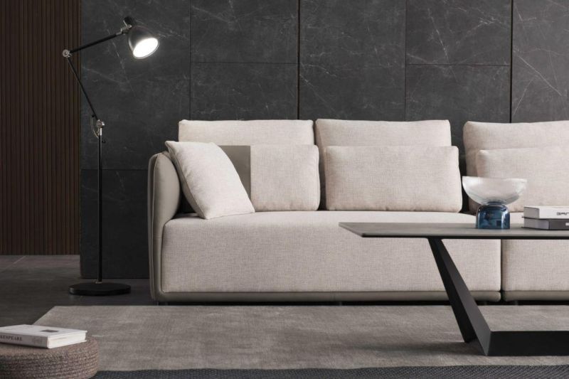 China Manufacturer Latest Newly Modern Furniture Genuine Fabric Sofa Living Room Sofa