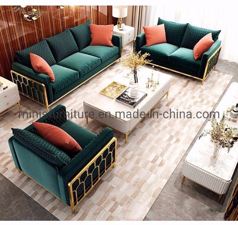 (MN-HSF012) Hotel Lobby Fabric Sofa Home 1+2+3 Living Room Sofa Set