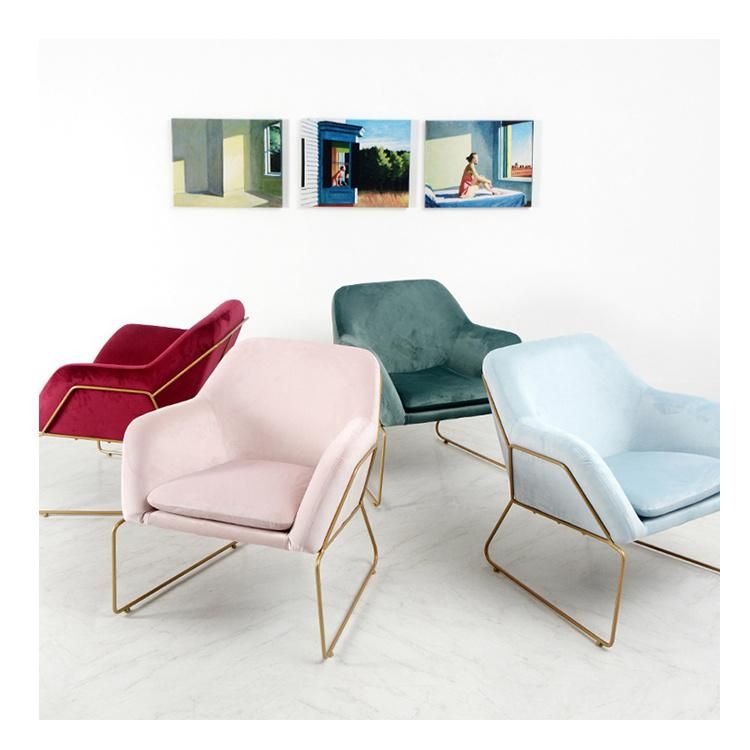 Muebles De Dormitorio De Villa Sofa Sencillo Nordico Silla Modern Sofa Individual Muebles De Sala De Estar