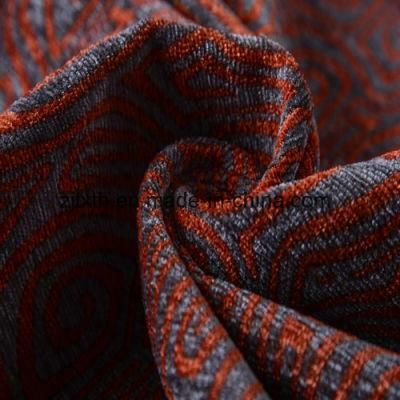 Geometic Black Most Popular Sofa Fabric (fth31935)