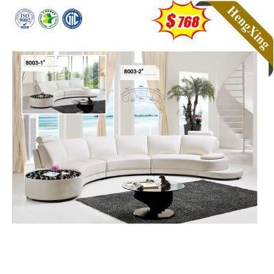 High Quality Modular Office Furniture CEO Meeting PU Leather Living Room Sofa