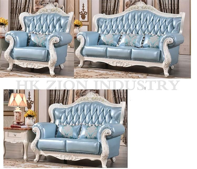 Waterproof Sofa Cover Royal European Style Sofa Set Corner Couches Home Furniture Living Room Luxury Modern Design Leather Couch Chesterfield Sofa