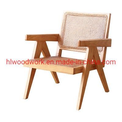 Little Rattan Sofa / Rattan Chair Rubber Wood Frame Rattan Seat Leisure Sofa Armchair Resteraunt Armchair Rattan Sofa