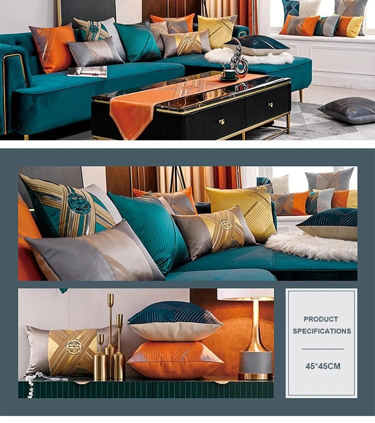 2022 Throw Pillow Hot 6colors Luxury Cushion Cover Wholesale out Door Cushion Foundation