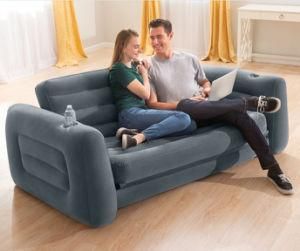 Cheap and Luxury Modern Foldable Sleeper Living Room Drawer Chair Sofa Furniture Foldable Air Inflatable Sofa Cum Bed