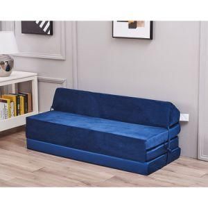 Modern Living Room Soft Comfort Fabric Folding Sofa Bed