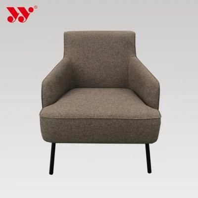 Simple Style Modern Hotel Bedroom Fabric Sofa Living Room Chair for One Person