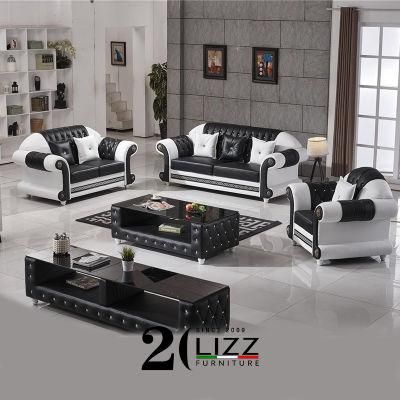 Luxurious Modern Style New Design Living Room Leather Sofa