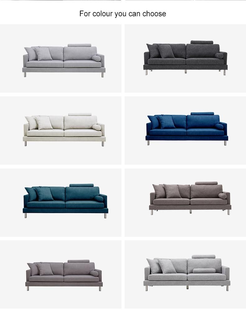 Modern Design Living Room Sofa with Armrest Leisure Sofa Set