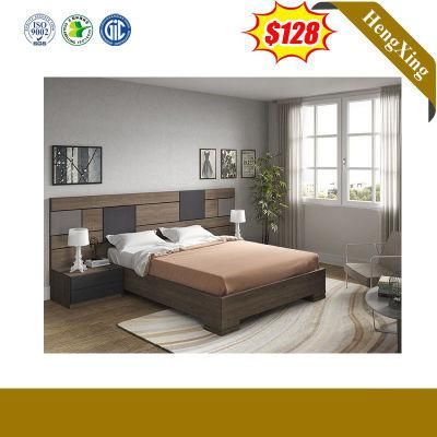 Fixed Customized Living Room Furniture Double Bed with Factory Price