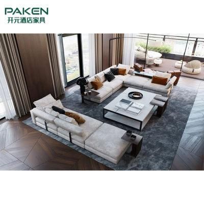 Italy Design Contemporary Fabric Sofa for Luxury Villa Apartment Living Room