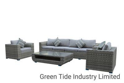 Garden Rattan Wicker Furniture Big Patio Garden Luxury Sofa Sets Customized Furniture