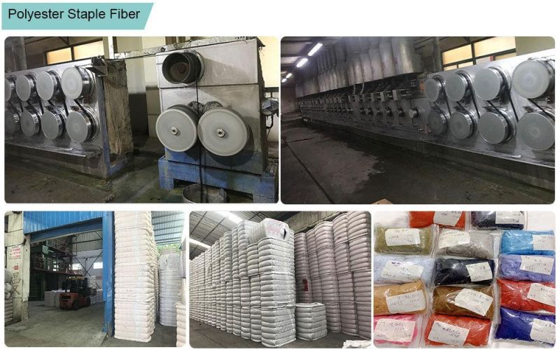 Polyester Staple Fiber Manufacturer PET Fibers PSF for Sofa