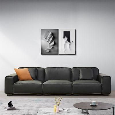 Contemporary Funriture Leisure Leather Couch for Home 2827