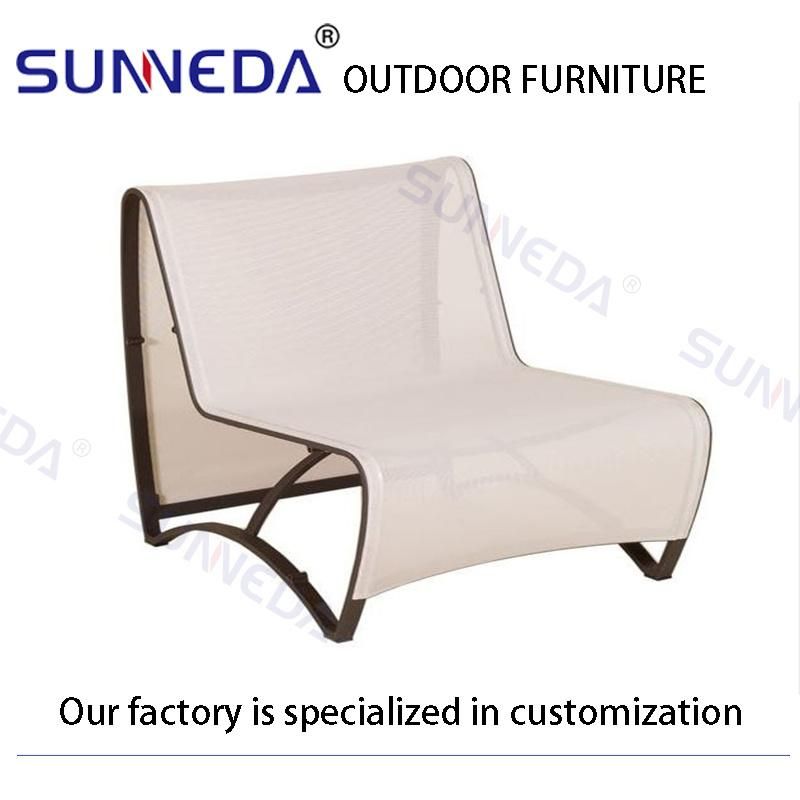 Textilene Aluminum Leisure Home Modern Patio Sofa Outdoor Furniture