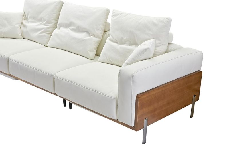 Tomo Modern Design Furniture Genuine Leather Home Living Room Recliner Sofa