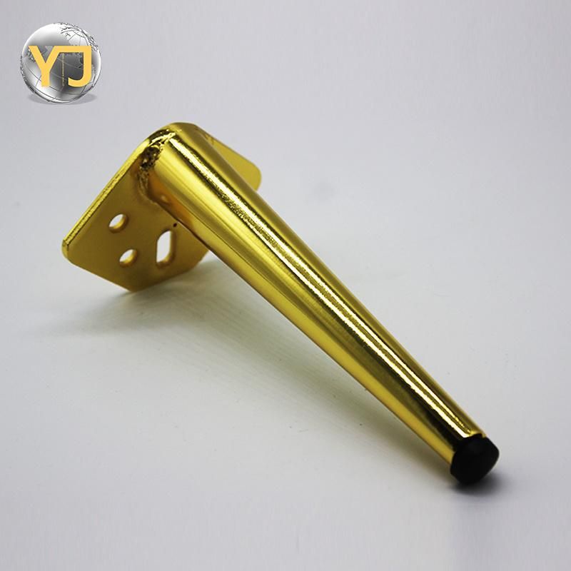 Sofa Leg Gold Brass Steel Furniture Feet Bed Side Bed Chrome Cabinet Metal Sofa Leg