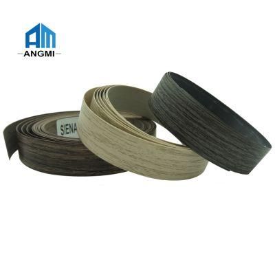 White Laminated PVC Edge Banding / Plastic Shelf Edge Banding Tape / Bunnings Furniture Tape