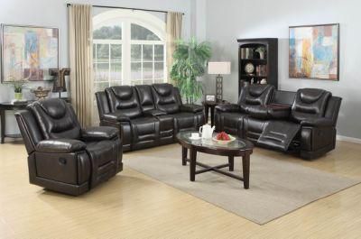 Gel Leather Recliner Sofa for Living Room Furniture