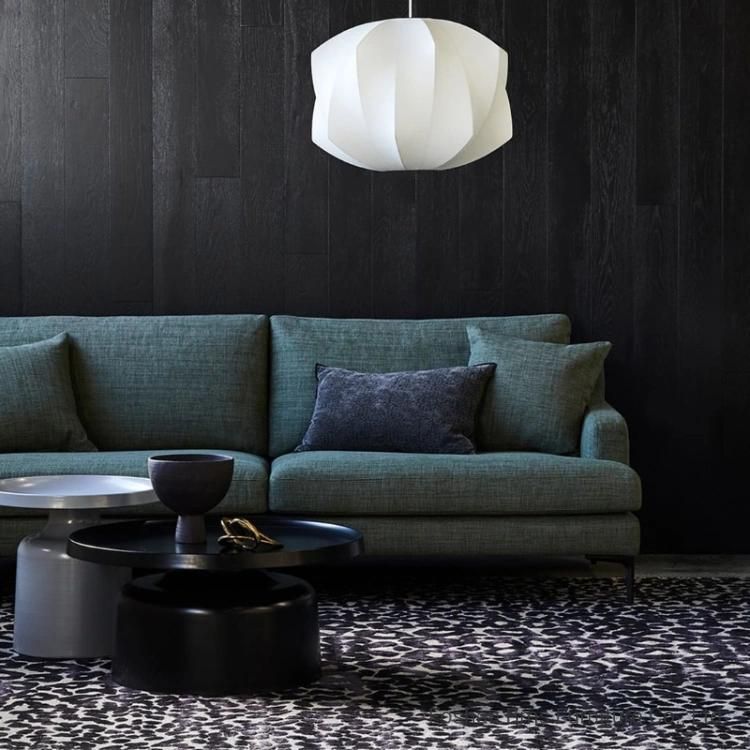 China Sofa Factory Villa Furniture Living Room Sets Fabric Feather Sofa