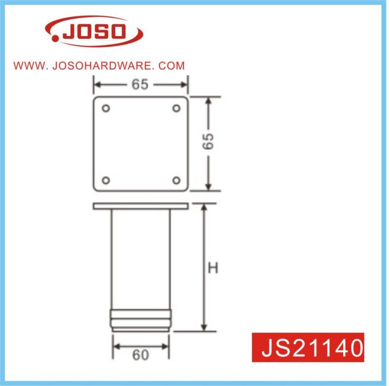 Different Height Available Furniture Leg for Sofa