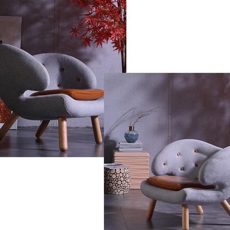 Creative Design Single Cloth Sofa Chair Bedroom Balcony Leisure Chair