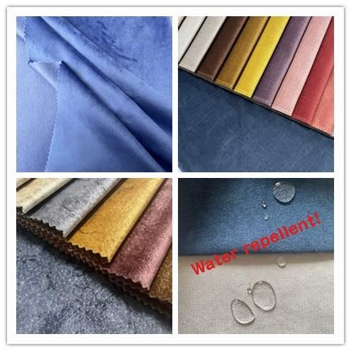 Competitive Elephant Skin Fabric Sofa Material Furniture Fabric Upholstery Cloth (WH026)