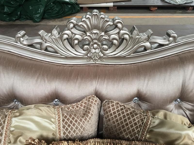 Fabric Classic Sofa with Wood Frame for Living Room Furniture