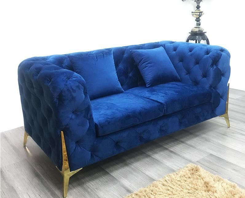 European Style Wood Legs Upholstery 3 Seater Modern Modular Velvet Sofa Sectional Couch Living Room Sofa Set Sofas for Home
