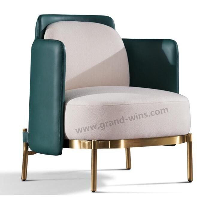 Wholesale Modern Upholstery Lounge Leisure Sofa Chair for Hotel Lobby