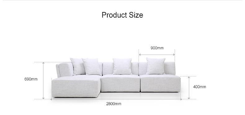 Hot Modern L Shape Living Room Furniture Modern Design Sofa