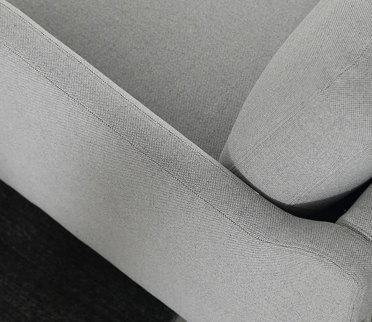 Foshan Furniture Market Price Modern Bedroom Living Room Fabric Three Seat Sofa