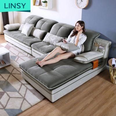 Linsy Modern Living Room Combination Furniture Set Fabric Sofa F09853